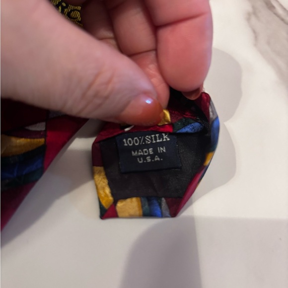 Elegant Multicolor Men's Tie - Picture 4 of 4